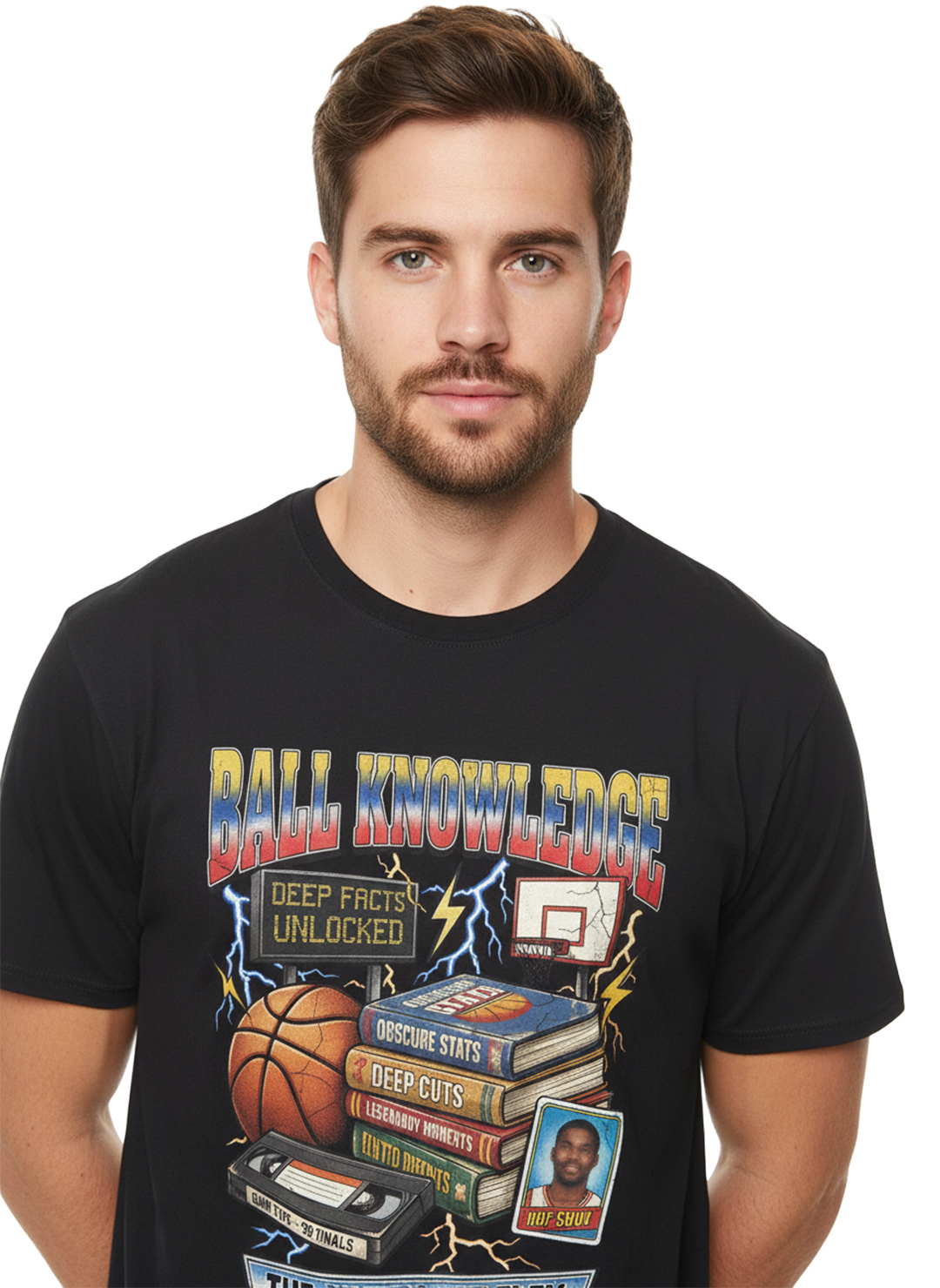 BALL KNOWLEDGE Graphic T Shirt | Ball Knowledge Tshirt, Ball Knowledge Tshirts & Tshirts About Ball Knowledge Tee - Image 2