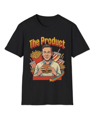 THE PRODUCT CEO Burger Graphic TShirt | Tshirts About McDonalds CEO, Viral TikTok Meme Tshirt